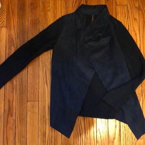 Anthropologie blue sweater cardigan